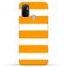 MobiEra Oppo A53 White Orange Design Plastic Hard Case Cover