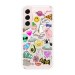 Emble Label BAT GIRL STICKER Soft Silicone Case For Samsung Galaxy S21 FE ( TPU | Soft , Samsung Galaxy S21 FE | Multicolor)