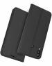 A ACCESSORIES KART Vivo V91 Black Artificial Leather Superior Grip Flip Cover