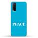 MobiEra Vivo Y12s Multicolor Peace Text Design Plastic Hard Case Cover