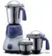 Bajaj Trio 600 Watt Mixer Grinder with 3 Jars, White and Lavender