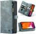 EXCLESIOR Samsung Galaxy S20 Ultra Blue Shockproof, 8 Card Slots, PU Leather Wallet Case Cover