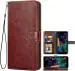Mobile Mantra Brown Leather Flip Back Cover Case For Techno Power 2
