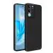 Knotyy Ultra Soft Rubberised Back Cover for Vivo V29 5G | Inner Velvet Fabric Lining | Matte Silicone Flexible |Raised Bumps for Camera & Screen Protection Back Case Cover - Black