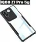 XOVO Back Cover for IQOO Z7 Pro 5G, IQOO Z7 Pro (Transparent, Dual Protection, Pack of 1)