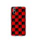Casotec Red N Black Cubes DesignPrinted Silicon Soft TPU Back Case Cover for iKall K200