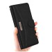 Teletel Professional Black Leather Finish Cards & Cash Wallet Magnetic Closure Cover For OnePlus 3T |Mobile Case|Back Flip Cover