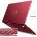 iFyx Compatible with Older MacBook Air 13 inch Case Cover 2017-2010 Release A1466 A1369 Protective Plastic Hard Shell Case Cover + Keyguard Skin + Dustpluges Set (Winered)