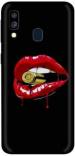 aadia Samsung A40 PRINTED SKIN STICKER DECAL LAMINATION (PERFECT FIT/ONLY BACK/MATTE FINISH)