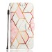 TELETEL Magnetic Closure Leather Flip Cover With Cards Cash Pockets Wallet | Mobile Case | Back Cover - Marvel White & Pink) For Samsung Galaxy A54