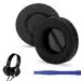 Crysendo Black Leather Headset Ear Cushion For Sony Wh-Xb700