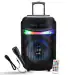 iCruze Digital Carnival Bluetooth Portable Trolley Speaker, MIC, RGB Light, Remote Control & 30 W Bluetooth Party Speaker (Black, Mono Channel)
