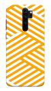 MobiEra Redmi Note 8 Pro Zip Zap Orange Pattern Plastic Designer Printed Hard Case Cover