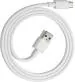 maxxcen Type C 6 A 1 m 6A USB TYPE C SUPER FAST/W6/DASH/VOOC DATA CABLE ONLY (Compatible with ALL C TYPE MOBILE PHONE CHARGER CABLE, White, One Cable)