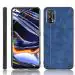 EXCLESIOR Realme 7 Pro Blue Shockproof, Solid Grip, PU leather Back Cover
