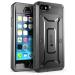 SUPCASE Unicorn Beetle PRO For iPhone SE,5S,5 Black Rugged Body Screen Protector Front Back Cover