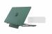 iFyx Compatible with MacBook Air 13 Inch 2021-2020 Release A2337 M1 A2179 Protective Hard Shell Case With Folding Stand + Keyguard Skin (Dark Green)