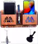 Rmstyle Jaipur Print Hub Key holder for home Décor, kitchen and office key holder,wooden key holder-Pack Of 6
