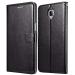 MONKISH Black Leather Shock Proof Flip Case Back Cover for OnePlus 3T/1+3T