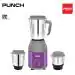 PRIDE Punch 550W Mixer Grinder with 3 Jars, Purple & Grey | 1 Year Warranty |