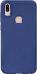COVERBLACK Rubber Back Cover Compatible model for Vivo V11 - Blue