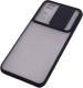 Lenient Vivo V20 SE Black Silicon and Plastic Camera Bump Protector Back Cover