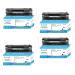 EAIERS Pack of 4, 49A (Q5949A) Genuine Compatible Laser Printer Toner Cartridge for HP Laserjet 1160, 1160Le, 1320, 1320n, 1320nw, 1320t, 1320tn, 1330, 3390, 3392