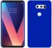 Wellchoice Back Cover for LG V30 PLUS (Blue, Hard Case)