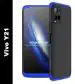 CarryWrap Front & Back Case for Vivo Y21 (Blue, Dual Protection, Pack of: 1)