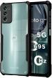 Kolorfame Back Cover For Motorola Moto G62 (Transparent, Black, Camera Bump Protector, Pack Of: 1)