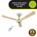 VG Green Breeze TXT BLDC Ceiling Fan with Remote (Ivory Glossy, Marble Texture)
