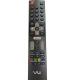 AKSHITA TRADING UV-01144 Remote Control with Netflix Function for VU Smart LED, LCD (Black)