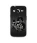 Casotec Head Phone Design Printed Silicon Soft TPU Back Case Cover for Samsung Galaxy Grand Prime G5308