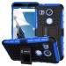 Tarkan Blue Rubber Flip Stand Back Case Cover For Google Nexus 5