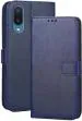 Clickaway Flip Cover for Samsung Galaxy A02 Inside Pockets & Inbuilt Stand Wallet Style Back Case Magnet Closure (Blue)