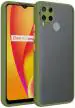 Rawat Realme C15 Militray Green Rubber, Plastic Shock Proof Back Cover