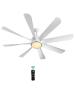 KUHL Platin D8 1500 MM 8 Aerodynamic Blades Reverse Mode Celling Fan, White