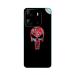GADGETSWRAP Printed Vinyl Skin Sticker for Tecno Pop 7 Pro - Punisher Skull Guns