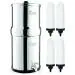 RAMA Gravity Water Filter, 17 Litre Storage with 4 Nos Of Spirit Candles and Stainless Steel Tap