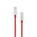 LAZYwindow SuperVOOC/WARP/DASH Type C To C 120W Fast Charging Data Cable (1 Meter, Red)