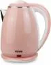 GLOBAL IMPEX Premium Electric Kettle 1.8 L 1500 W Plastic Outer & Stainless Steel Inside Body Auto Shut Off Over Heating Protection 360 Degree Rotating Base Safety Hot Water Kettle -Pink