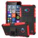 Tarkan Red Polycarbonate Flip Stand Back Case Cover For Microsoft Lumia 640
