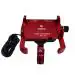 Bobo Bm5 Red Aluminium Waterproof Motorcycle Mobile Phone Holder Mount With Fast Usb 3.0 Charge