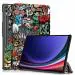 ProElite Cover for Samsung Galaxy Tab S9 Ultra Cover Case, Smart Trifold Flip case Cover for Samsung Galaxy Tab S9 Ultra 14.6 inch Support S Pen Magnetic Attachment, Hippy