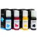 Splashjet Sublimation Ink for Epson - Heat Transfer Printing on Mugs, Mobile Cases, Polyester T-Shirts etc for use with Epson 4 Color Printers - L3110, L3101, L3115, L3150, L1110, L3152 - 501864