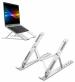 Golden Sand Laptop Stand Foldable Adjustable Computer Stand, Portable Tablet Stand, Ergonomic, Laptop Stand for Desk, Bed, Table, Compatible with MacBook, Dell XPS, HP, Lenovo, All Laptops (Silver)