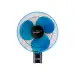 V-Guard Esfera PLUS RW 16 Wall Fan for Home with Remote Control | 3 Speed Controls, Inbuilt Timer | Powerful 100% Copper Motor | Corrossion-Resistant Metal Grill | Sweep 40 cm and Power Consumption: 52W (Blue Black)
