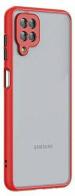 Ragro Red Hard Back Care Cover For Samsung Galaxy F22