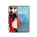 Toppings Printed Matte finish Vinyl Skin Sticker (This is not Back Case Covers) Scratch Less for Mobile Back and Camera lens for Xiaomi Redmi Note 13 Design B07 -MT
