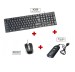 Zebion K200 Wired Keyboard + Rocky wired Mouse + Pronto101 Usb hub Combo Set (Black)